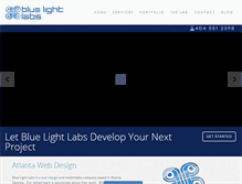 Tablet Screenshot of bluelightlabs.com